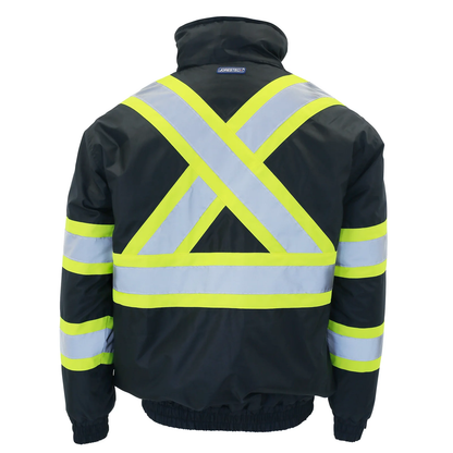 High-Visibility Bomber Jacket – ANSI Class 3, Waterproof & Insulated