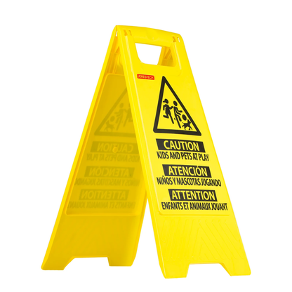 Children at Play Safety Sign – High-Visibility, Foldable & Weather-Resistant