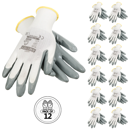 Nitrile-Dipped Safety Work Gloves – Ultra-Thin, Ergonomic & Versatile