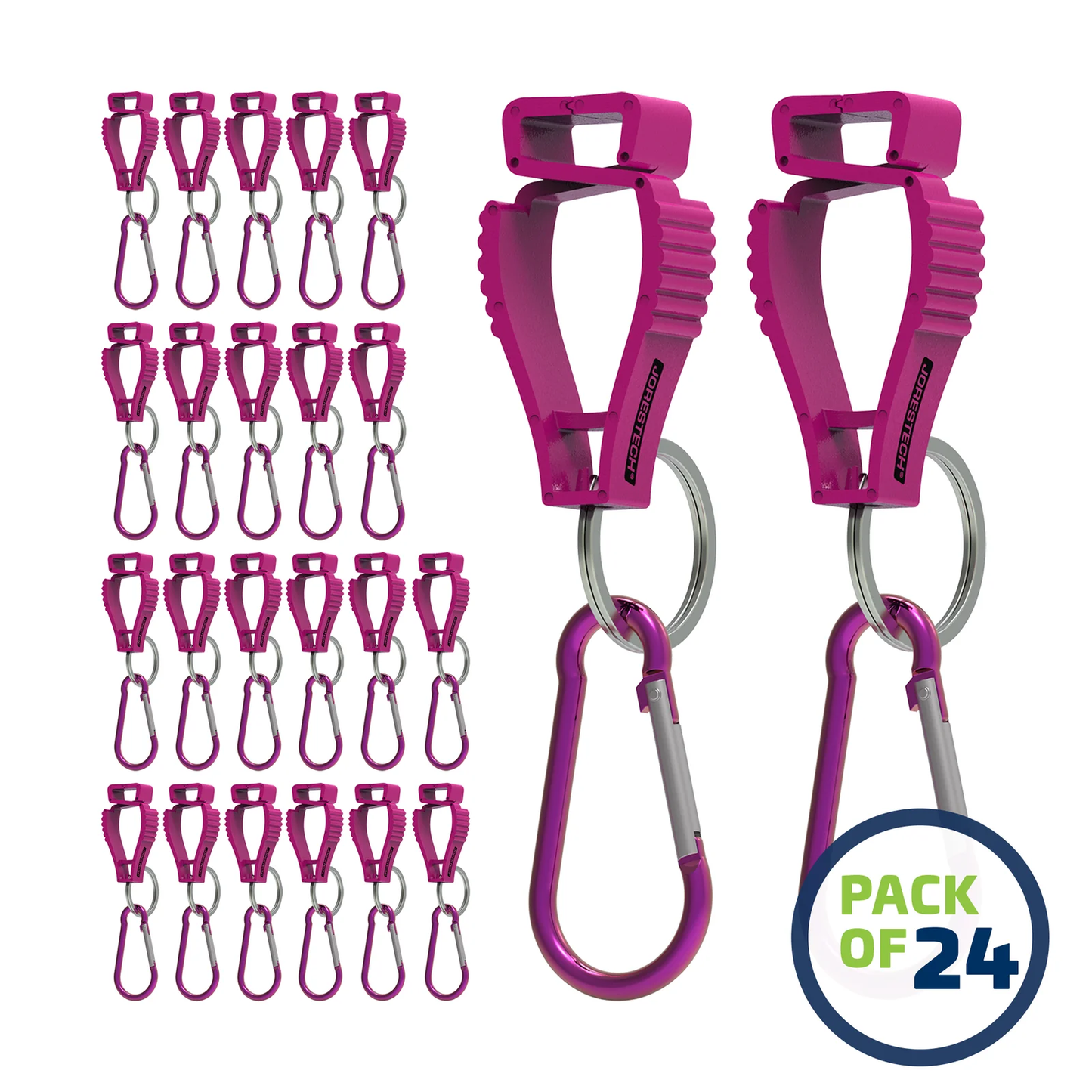 Durable Glove Clips with Carabiner – Securely Hold Gloves, Keys, Helmets & More