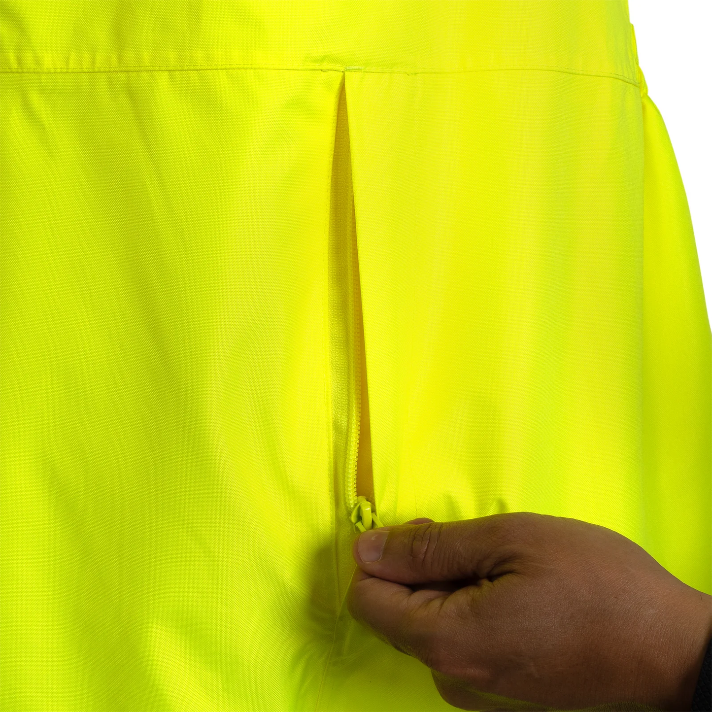 High-Visibility Waterproof Safety Overall Pants – ANSI Class E, Reflective & Durable