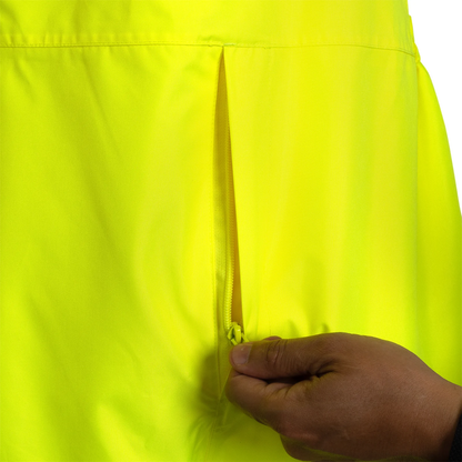 High-Visibility Waterproof Safety Overall Pants – ANSI Class E, Reflective & Durable