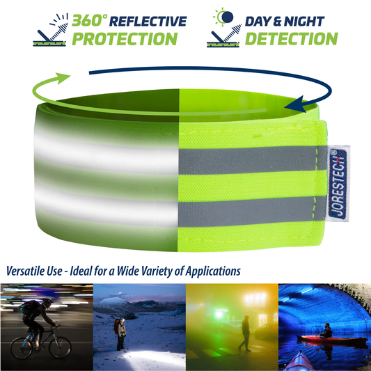 High Visibility Reflective Bands – 360° Safety for Nighttime & Outdoor Activities
