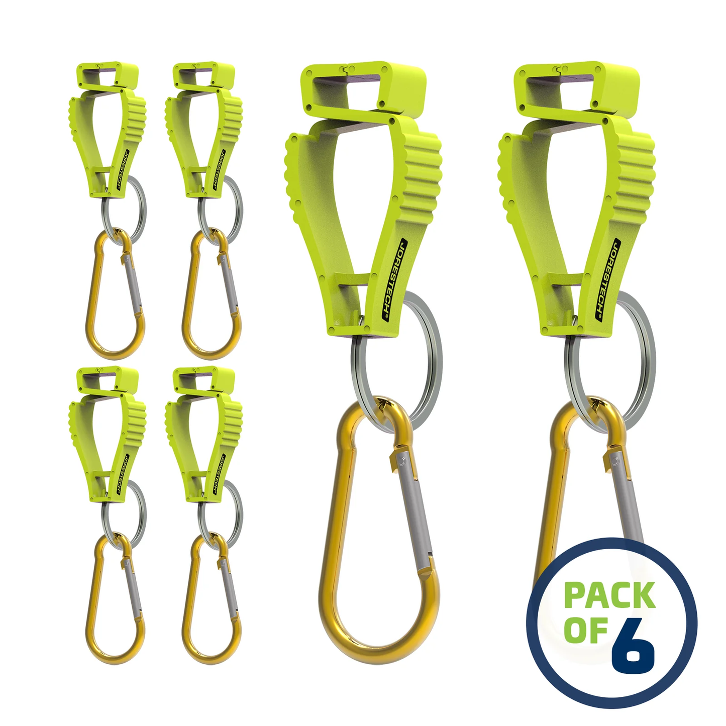 Durable Glove Clips with Carabiner – Securely Hold Gloves, Keys, Helmets & More