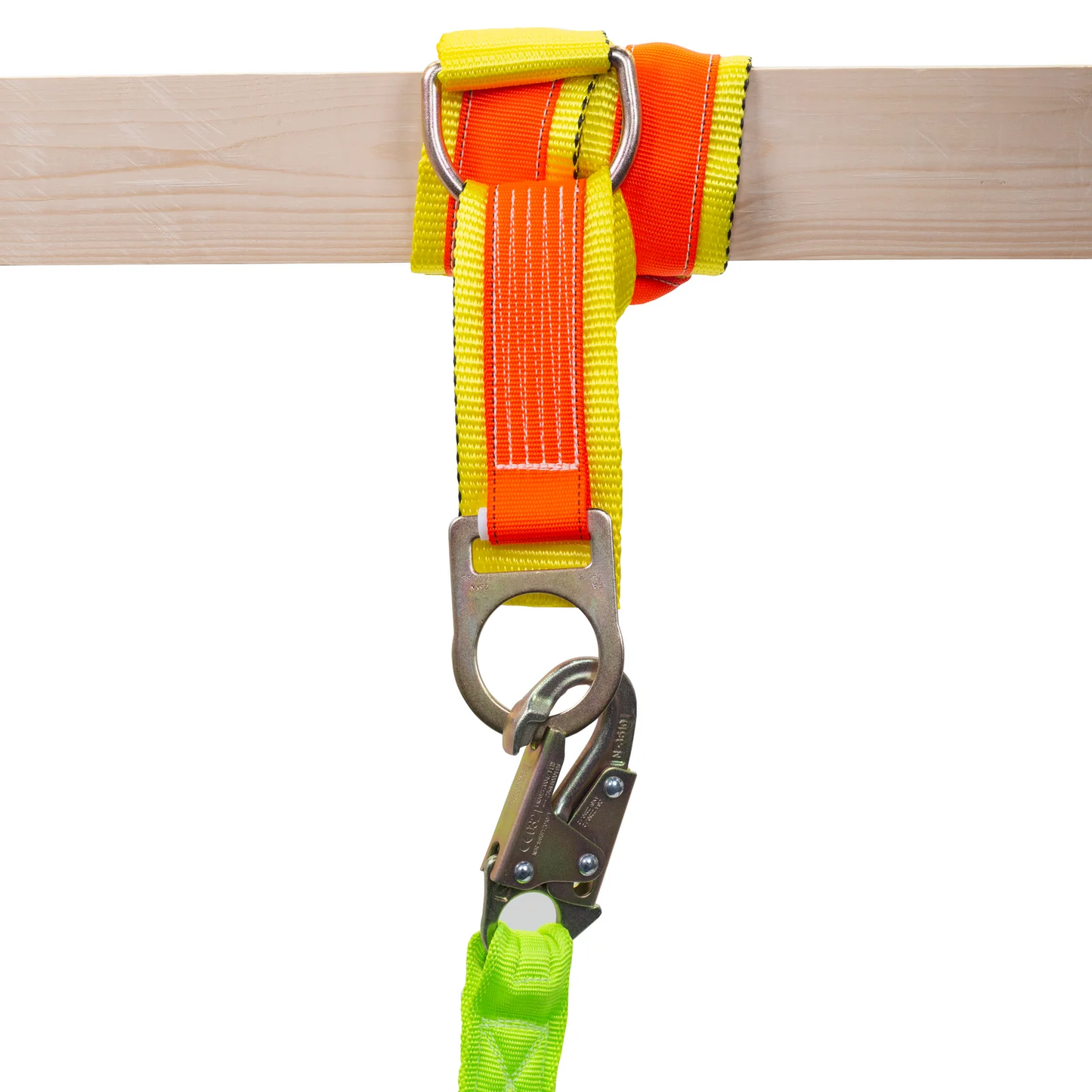 Heavy-Duty Anchor Strap – Reinforced Wear Pad & D-Ring Connectors for Fall Protection