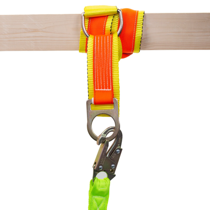 Heavy-Duty Anchor Strap – Reinforced Wear Pad & D-Ring Connectors for Fall Protection