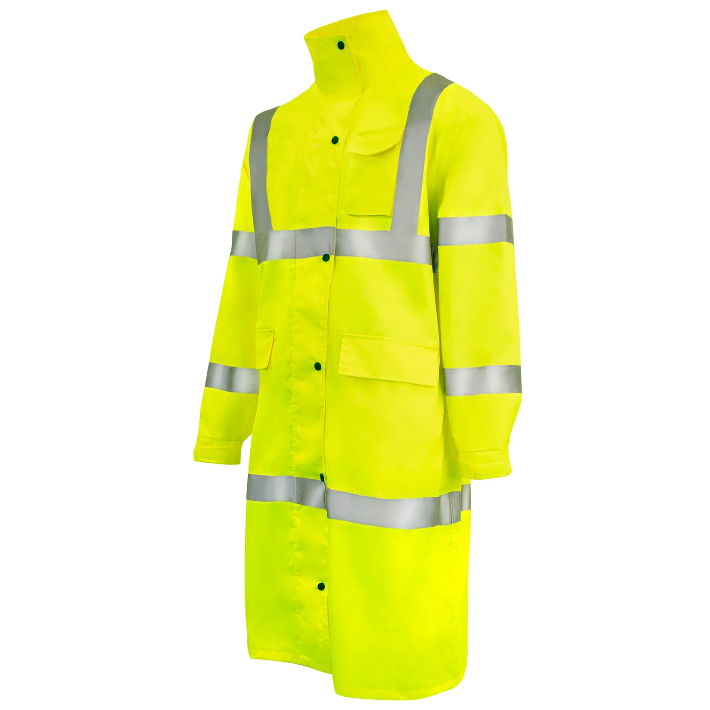 High-Visibility Waterproof Rain Jacket – Lightweight, Reflective & ANSI Class 3