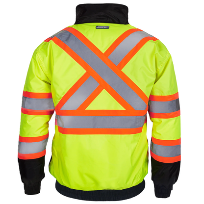 High-Visibility Bomber Jacket – ANSI Class 3, Waterproof & Insulated