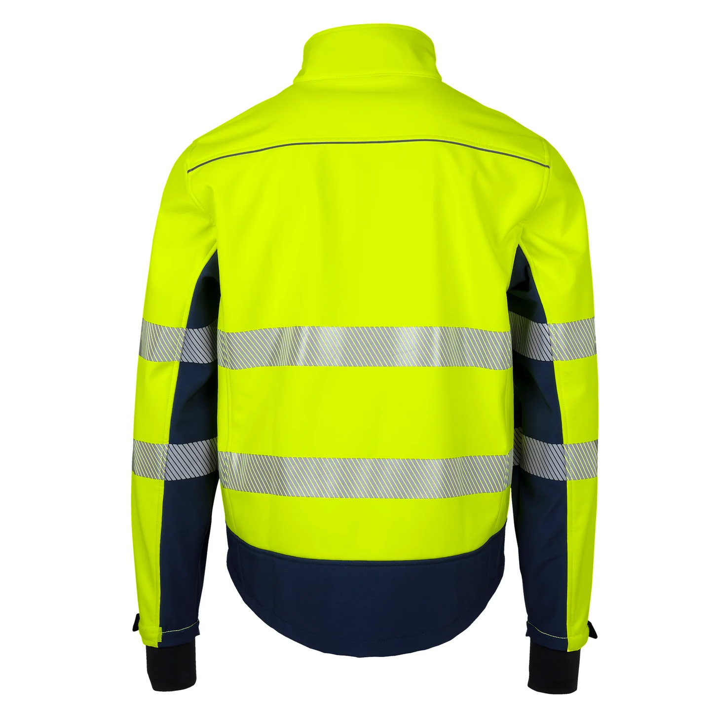 ANSI Class 3 High-Visibility Softshell Safety Jacket – Fleece-Lined, Windproof & Water-Resistant