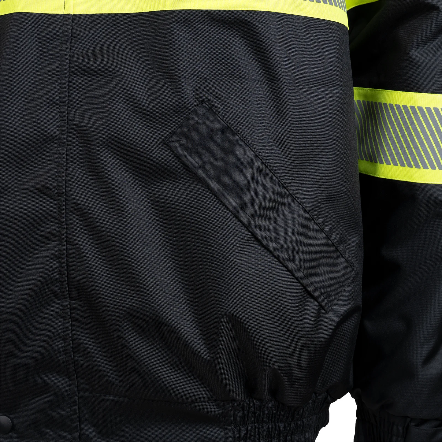 ANSI Class 3 High-Visibility Safety Jacket – Fleece-Lined, Waterproof & Reflective