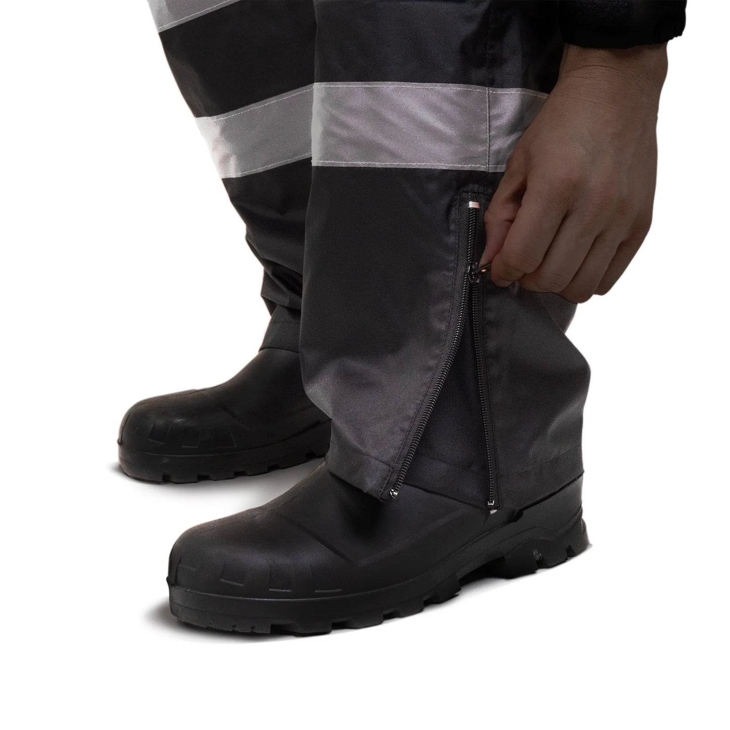 High-Visibility Waterproof Safety Pants – ANSI Class E, Reflective & Wind-Resistant