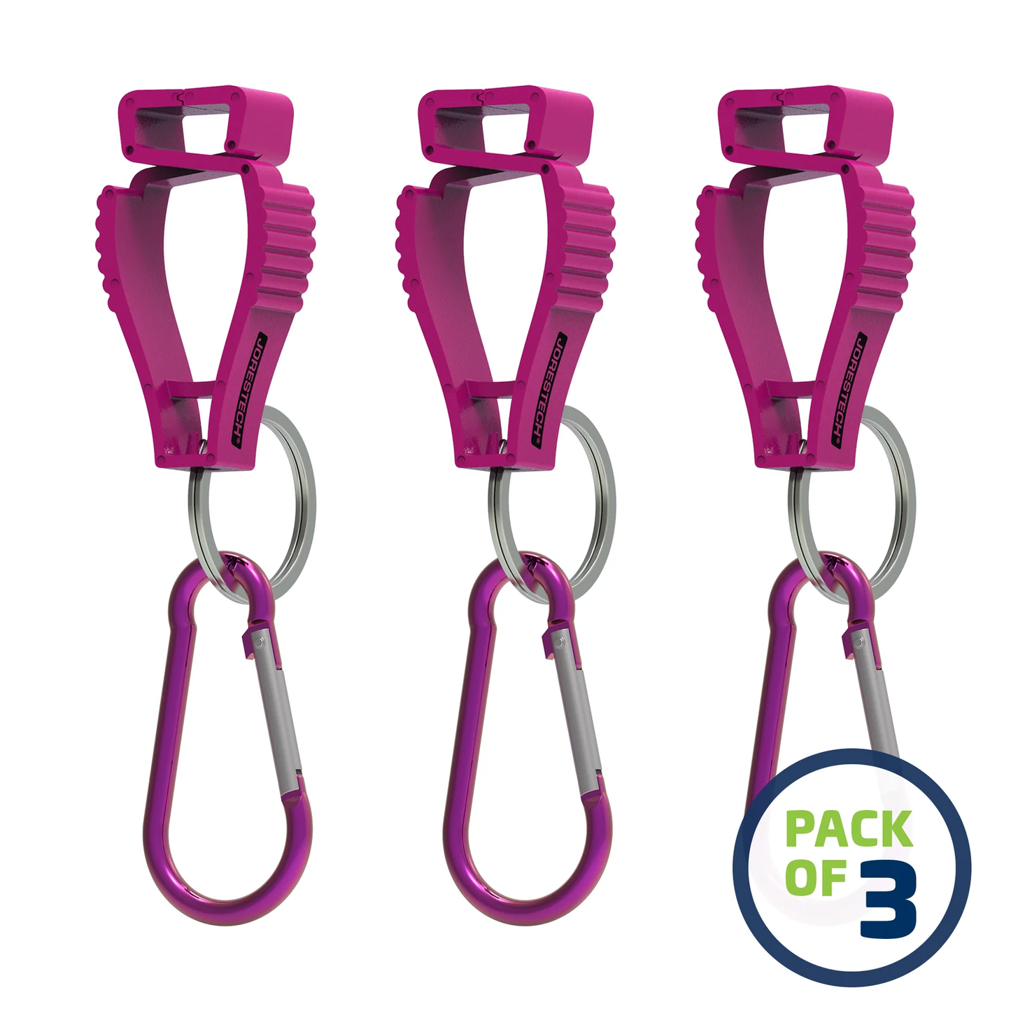 Durable Glove Clips with Carabiner – Securely Hold Gloves, Keys, Helmets & More