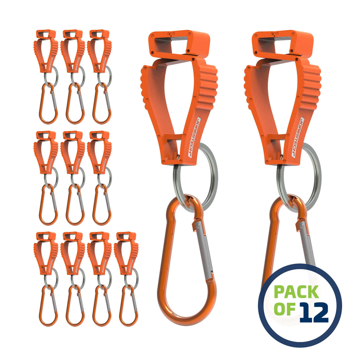 Durable Glove Clips with Carabiner – Securely Hold Gloves, Keys, Helmets & More