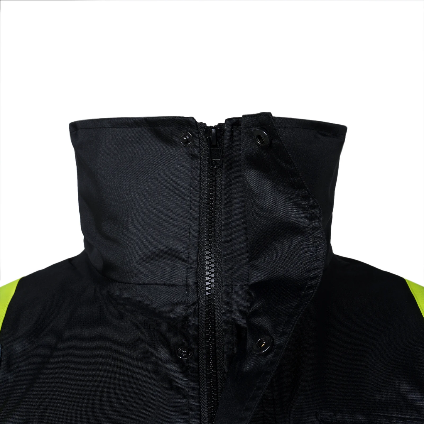 X-on-the-Back High-Visibility Waterproof Rain Jacket – ANSI & CSA Compliant, Windproof & Reflective