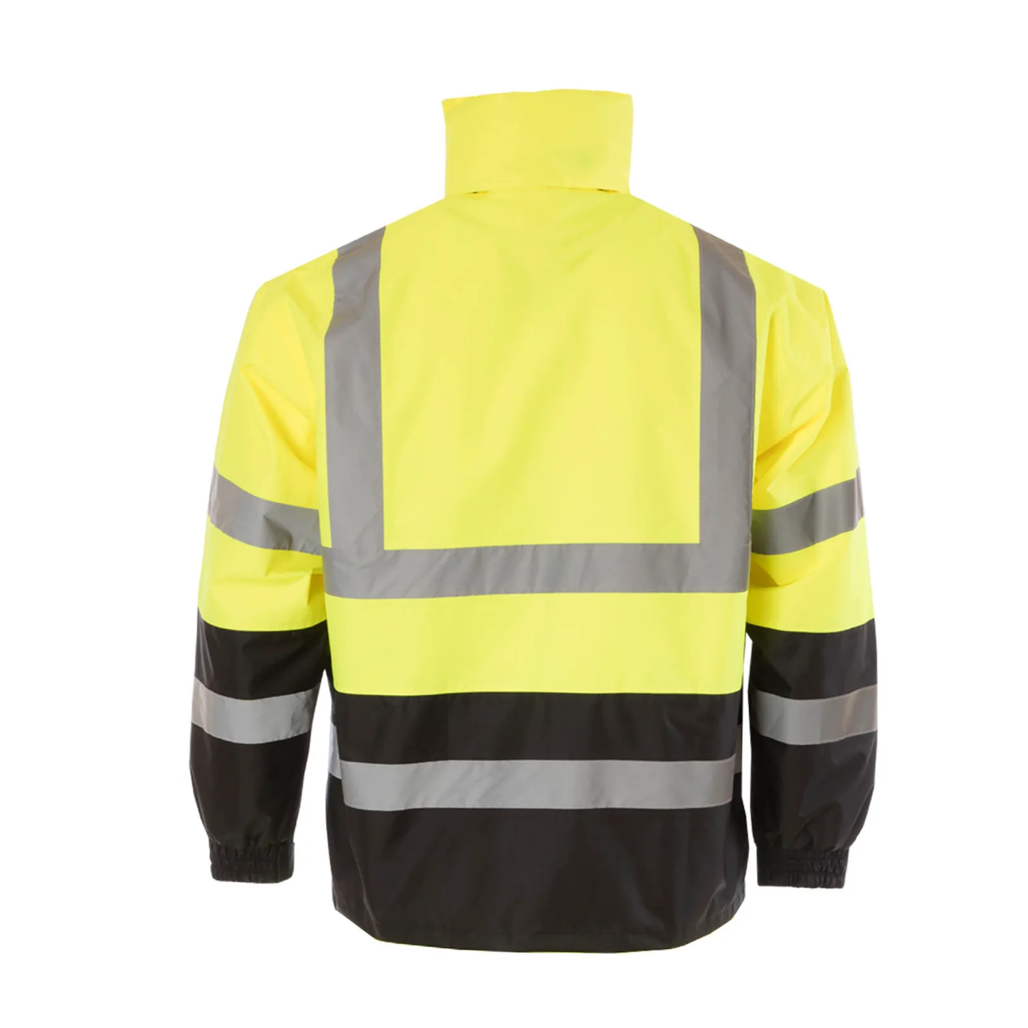 High-Visibility Waterproof Raincoat – ANSI Class 3, Wind-Resistant & Reflective
