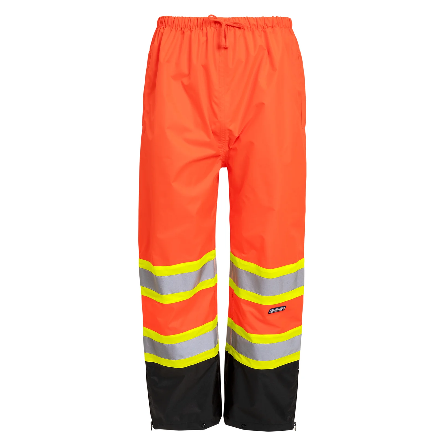 High-Visibility Two-Tone Waterproof Safety Pants – ANSI Class E, Wind & Rain Resistant