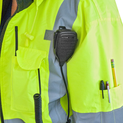 ANSI Class 3 High-Visibility Safety Jacket – Insulated, Waterproof & Reflective