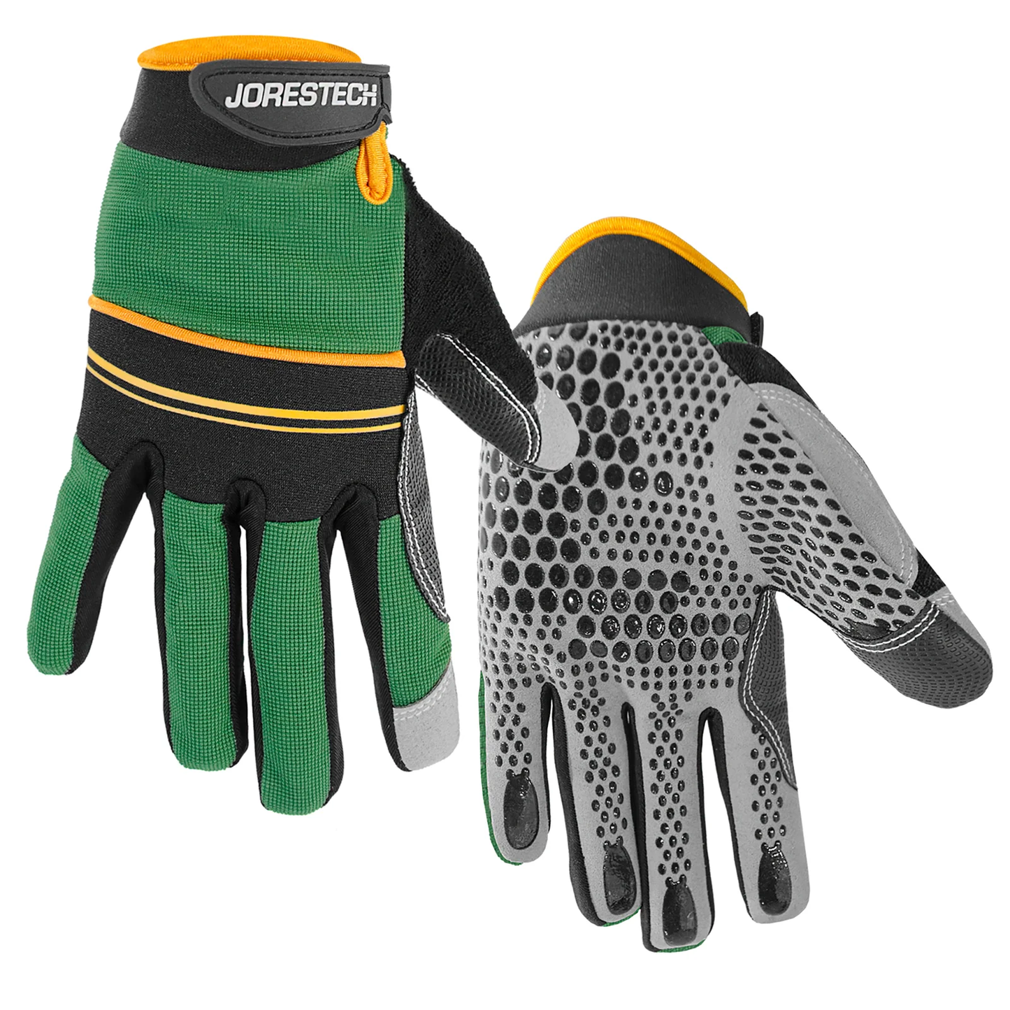 Anti-Slip Safety Work Gloves – Silicone Dotted Grip, Breathable & Durable