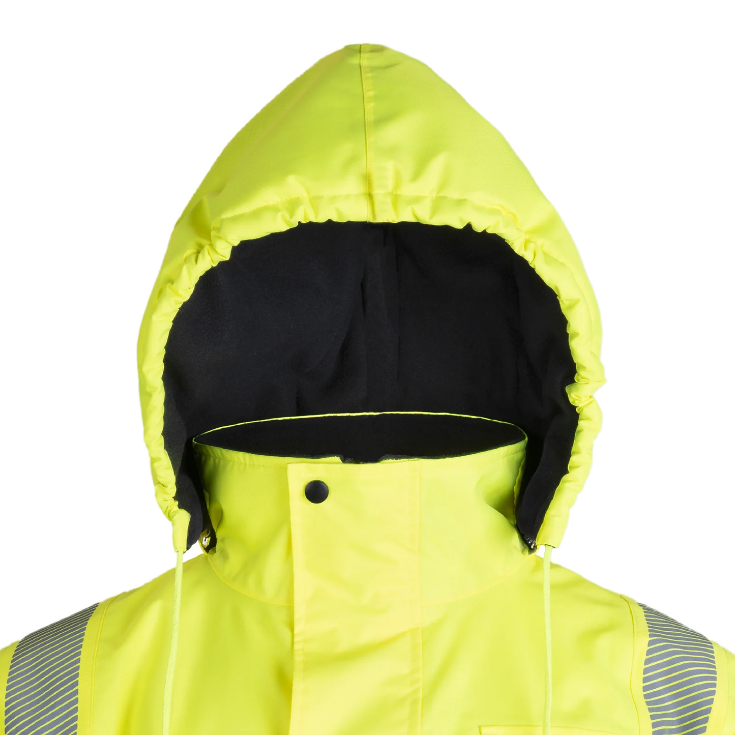 ANSI Class 3 High-Visibility Safety Jacket – Fleece-Lined, Waterproof & Reflective