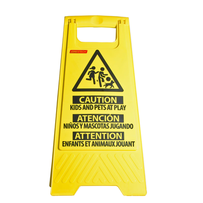 Children at Play Safety Sign – High-Visibility, Foldable & Weather-Resistant