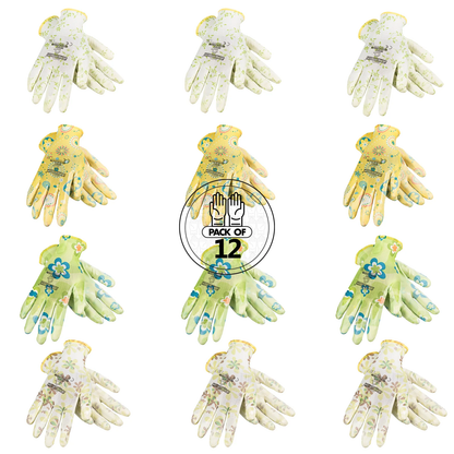 Nitrile-Coated Gardening Gloves – Durable, Breathable & Superior Grip
