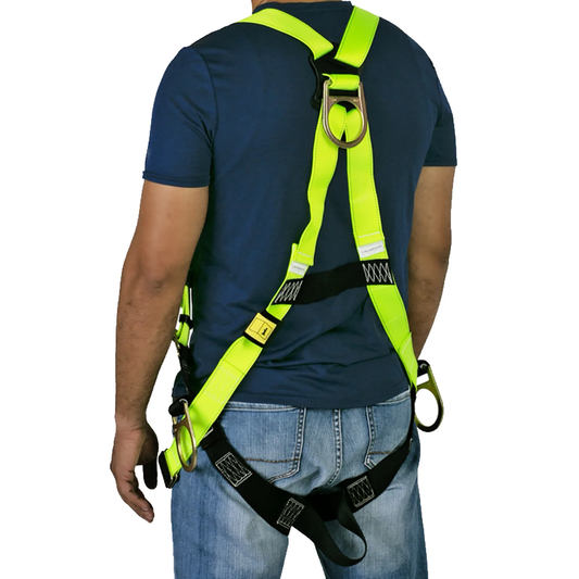 3D Ring High-Visibility Full-Body Safety Harness 03 – ANSI Z359.11-2014 Certified Fall Protection