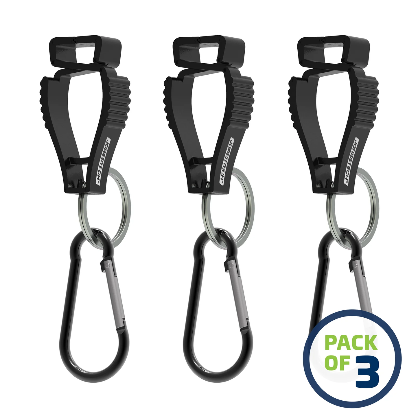 Durable Glove Clips with Carabiner – Securely Hold Gloves, Keys, Helmets & More