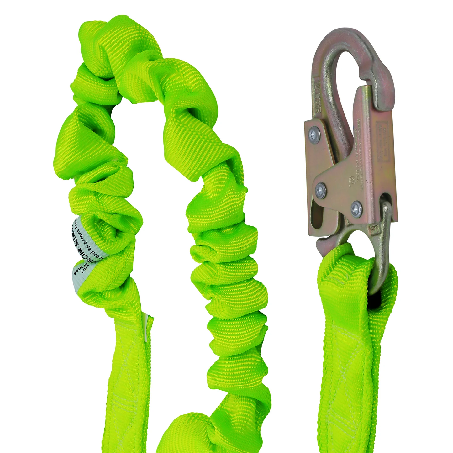 Shock-Absorbing Safety Lanyard – Reliable Fall Protection with Locking Snap Hooks