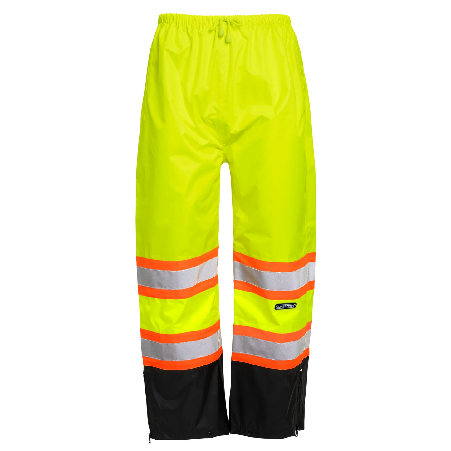 High-Visibility Two-Tone Waterproof Safety Pants – ANSI Class E, Wind & Rain Resistant