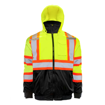 High-Visibility Bomber Jacket – ANSI Class 3, Waterproof & Insulated