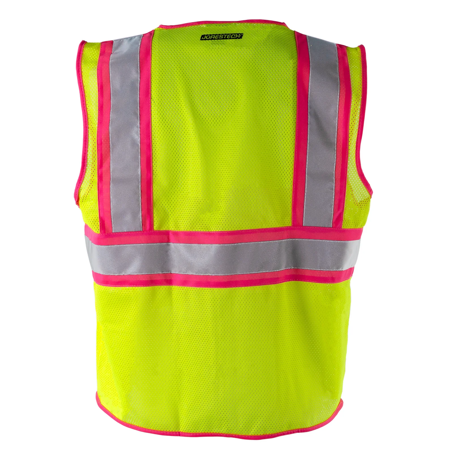 High-Visibility Yellow & Pink Safety Vest – ANSI Class 2, Reflective & Customizable