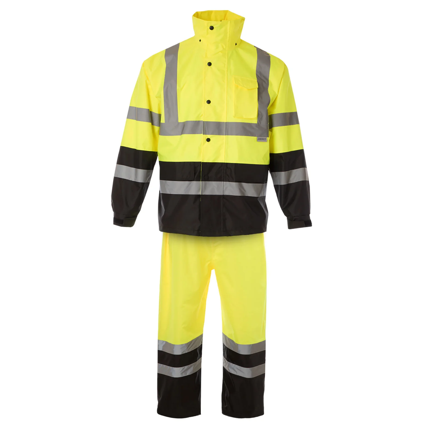 High-Visibility Waterproof Rain Gear Set – ANSI Class 3 & Class E for All-Weather Protection