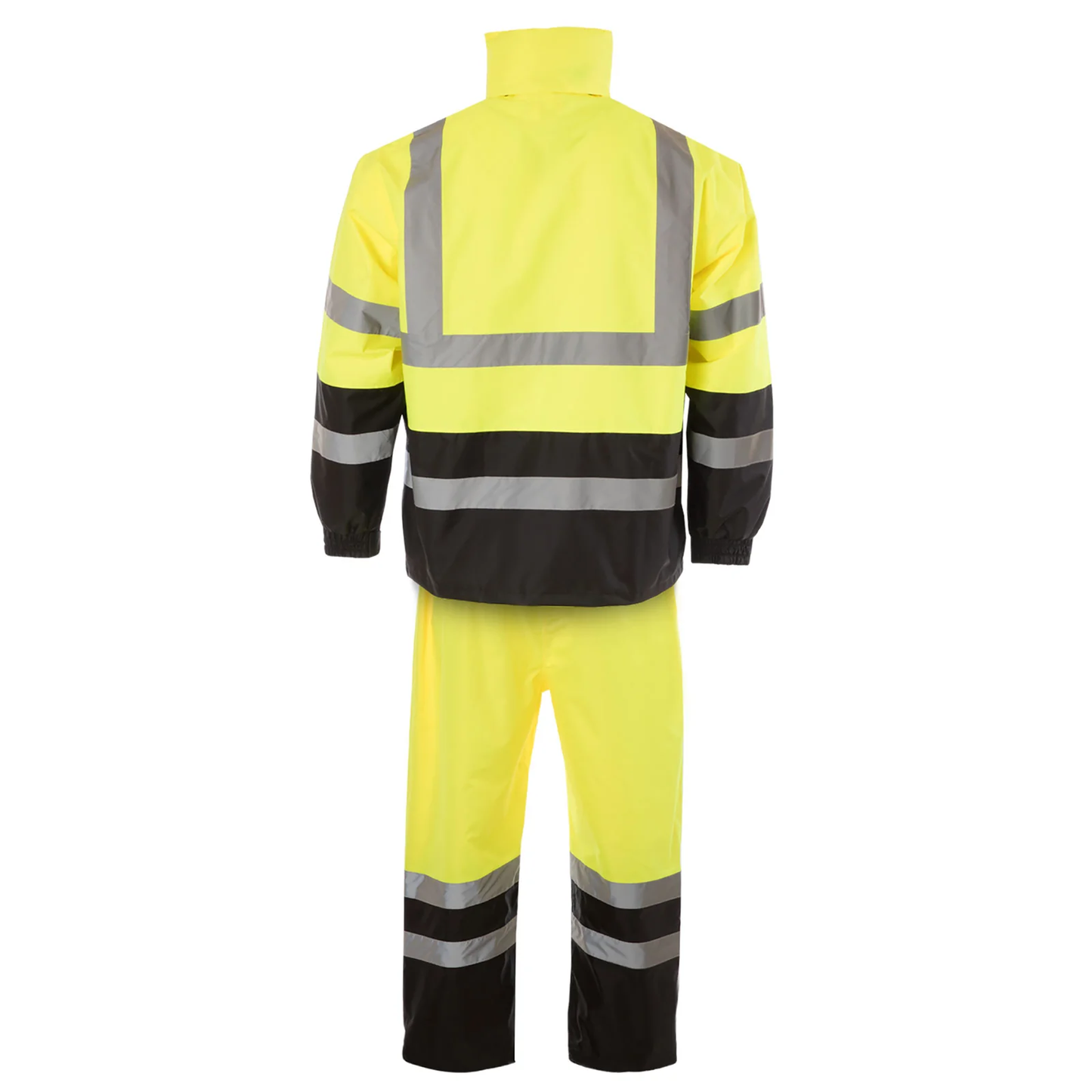 High-Visibility Waterproof Rain Gear Set – ANSI Class 3 & Class E for All-Weather Protection