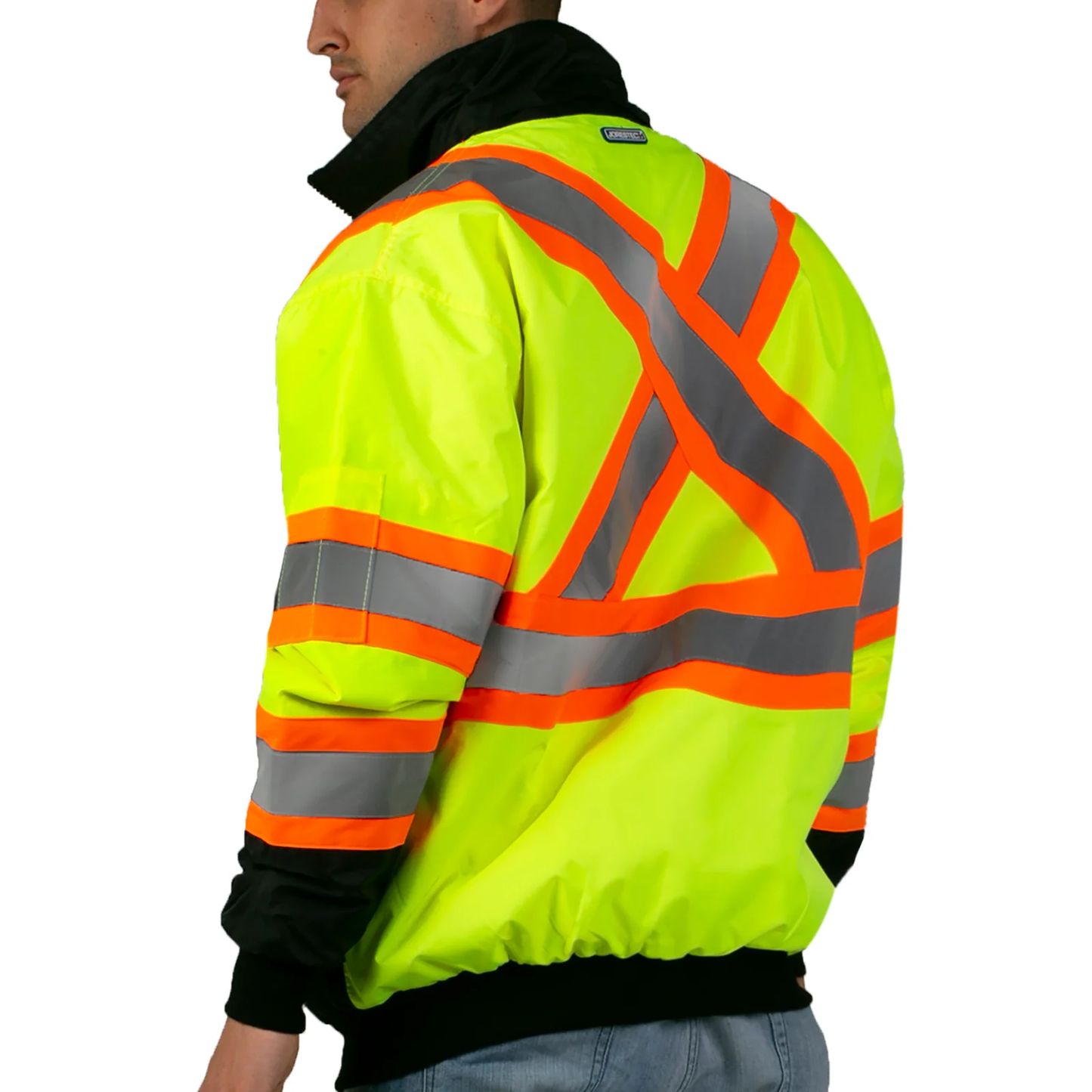 High-Visibility Bomber Jacket – ANSI Class 3, Waterproof & Insulated
