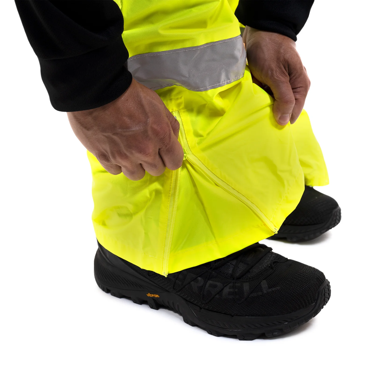 High-Visibility Waterproof Safety Pants – ANSI Class E, Windproof & Reflective