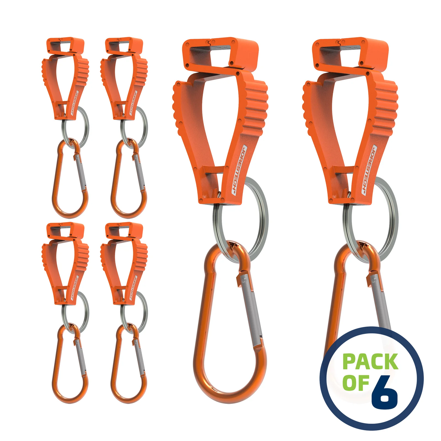 Durable Glove Clips with Carabiner – Securely Hold Gloves, Keys, Helmets & More