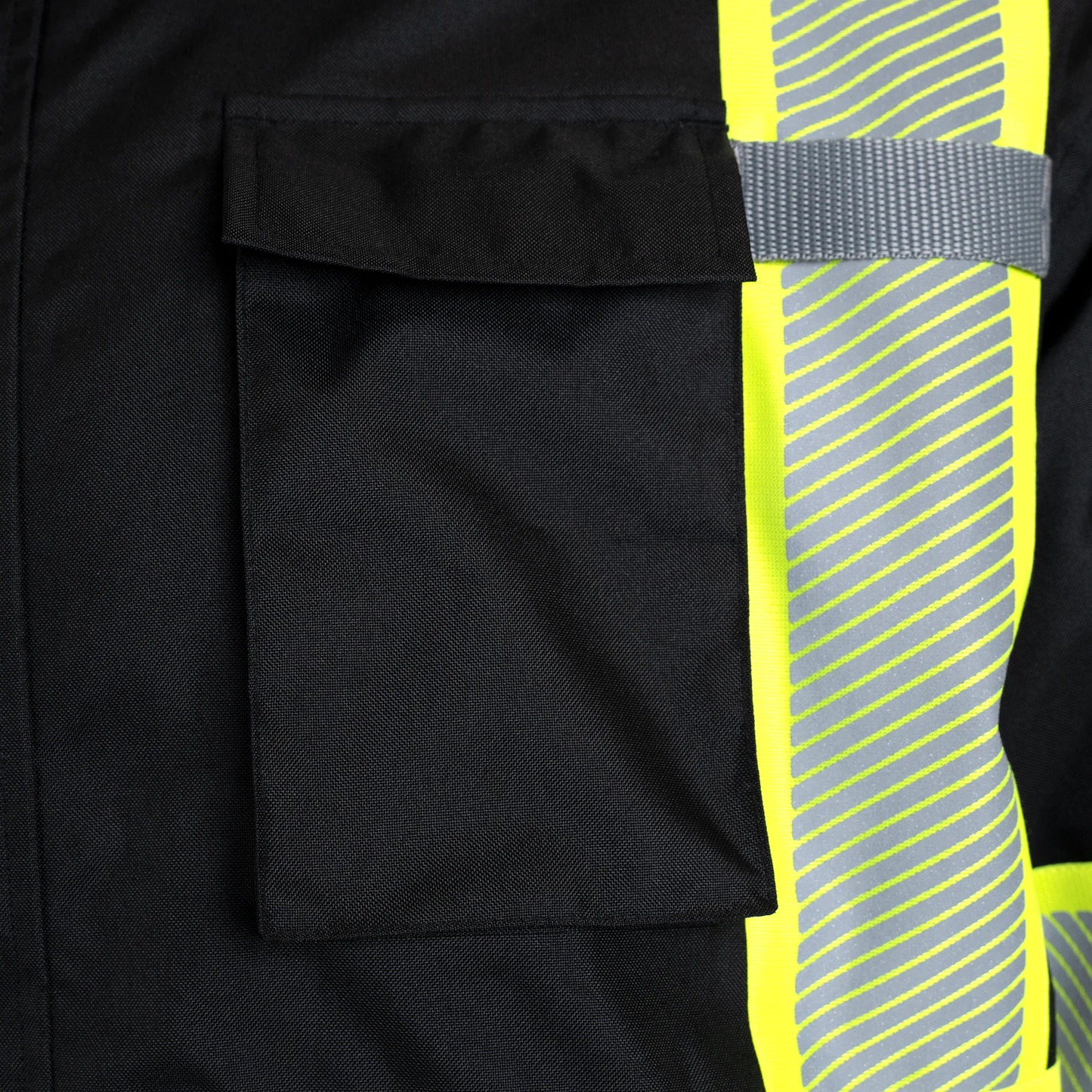 ANSI Class 3 High-Visibility Safety Jacket – Fleece-Lined, Waterproof & Reflective