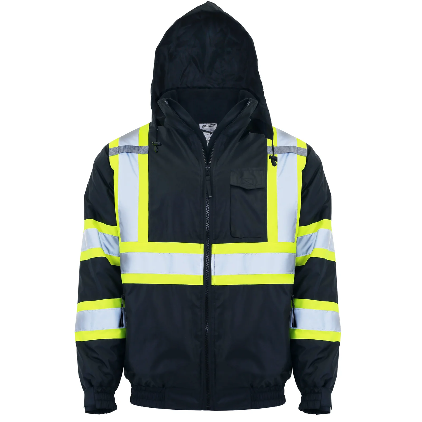 High-Visibility Bomber Jacket – ANSI Class 3, Waterproof & Insulated