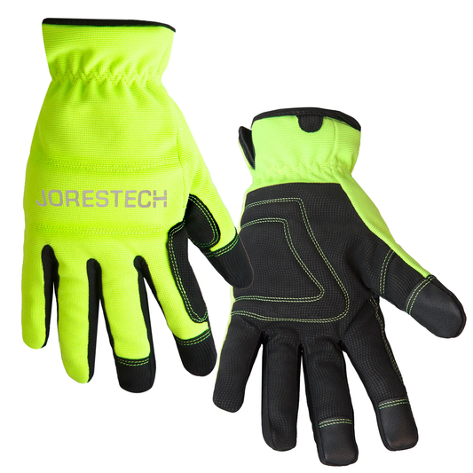Hi-Vis Touchscreen Safety Gloves – Fleece-Lined, Warm & Durable