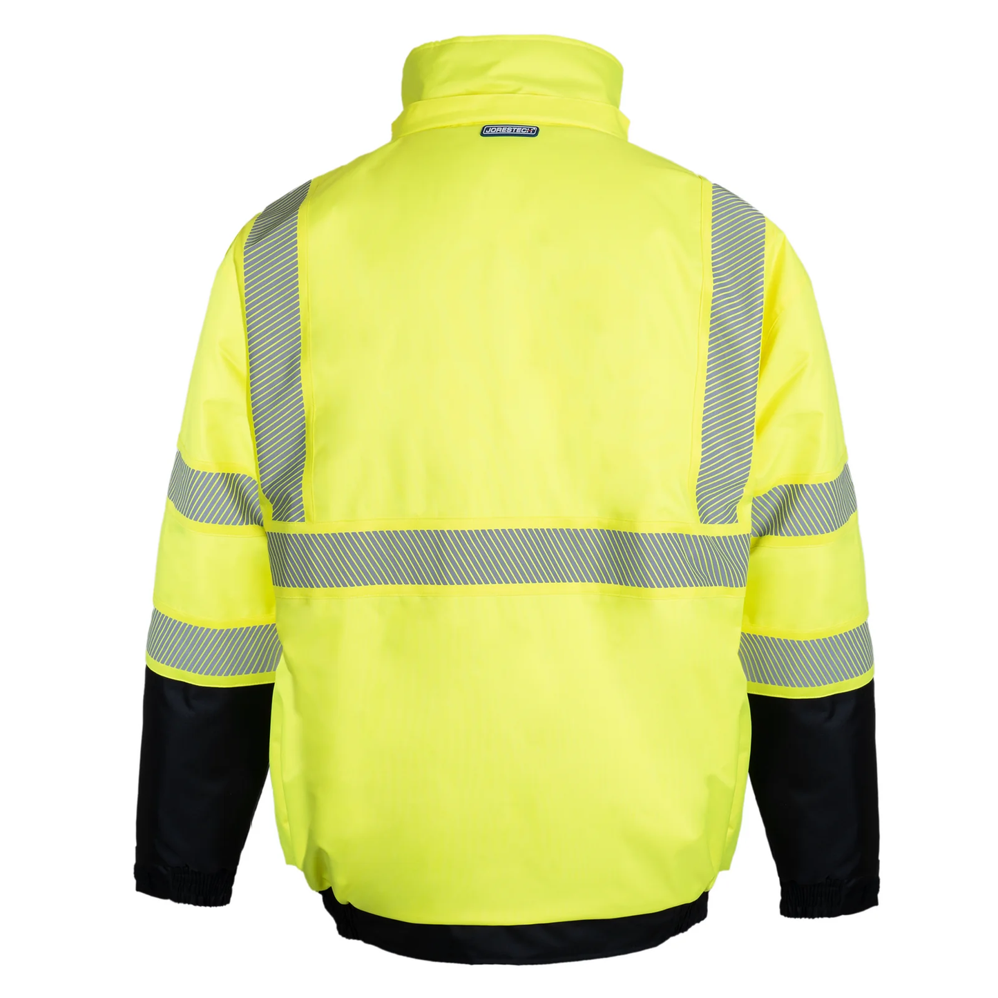 ANSI Class 3 High-Visibility Safety Jacket – Fleece-Lined, Waterproof & Reflective