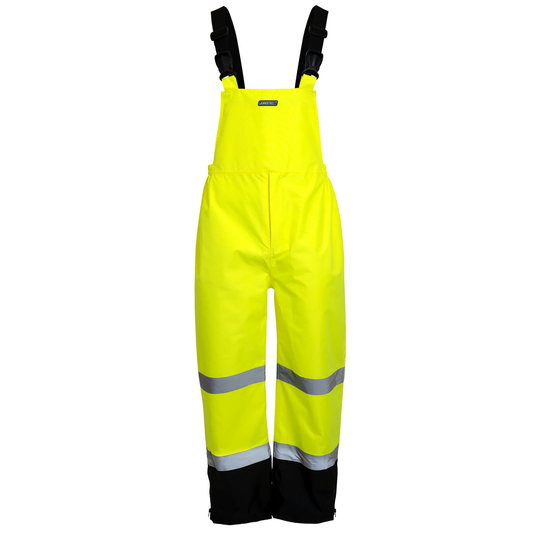 High-Visibility Waterproof Safety Overall Pants – ANSI Class E, Reflective & Durable