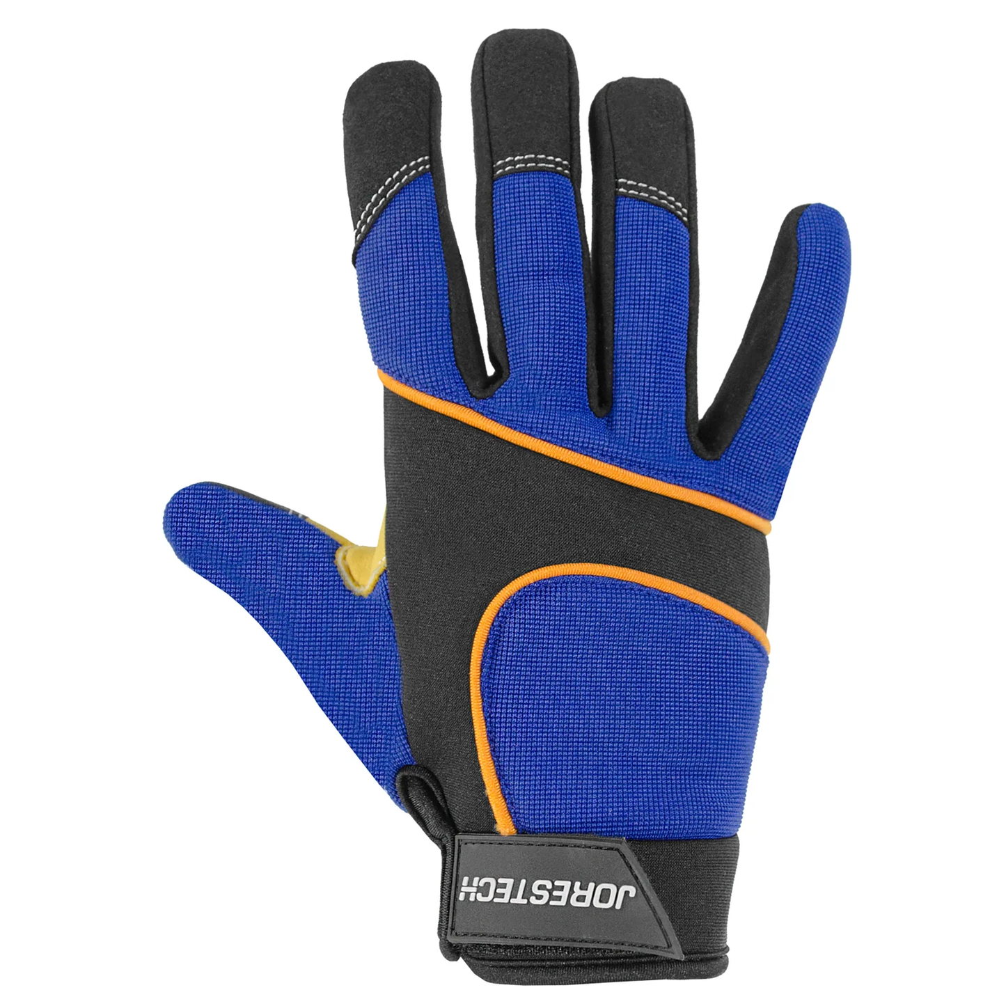 Touchscreen Safety Work Gloves – Leather Palms, Durable & Breathable
