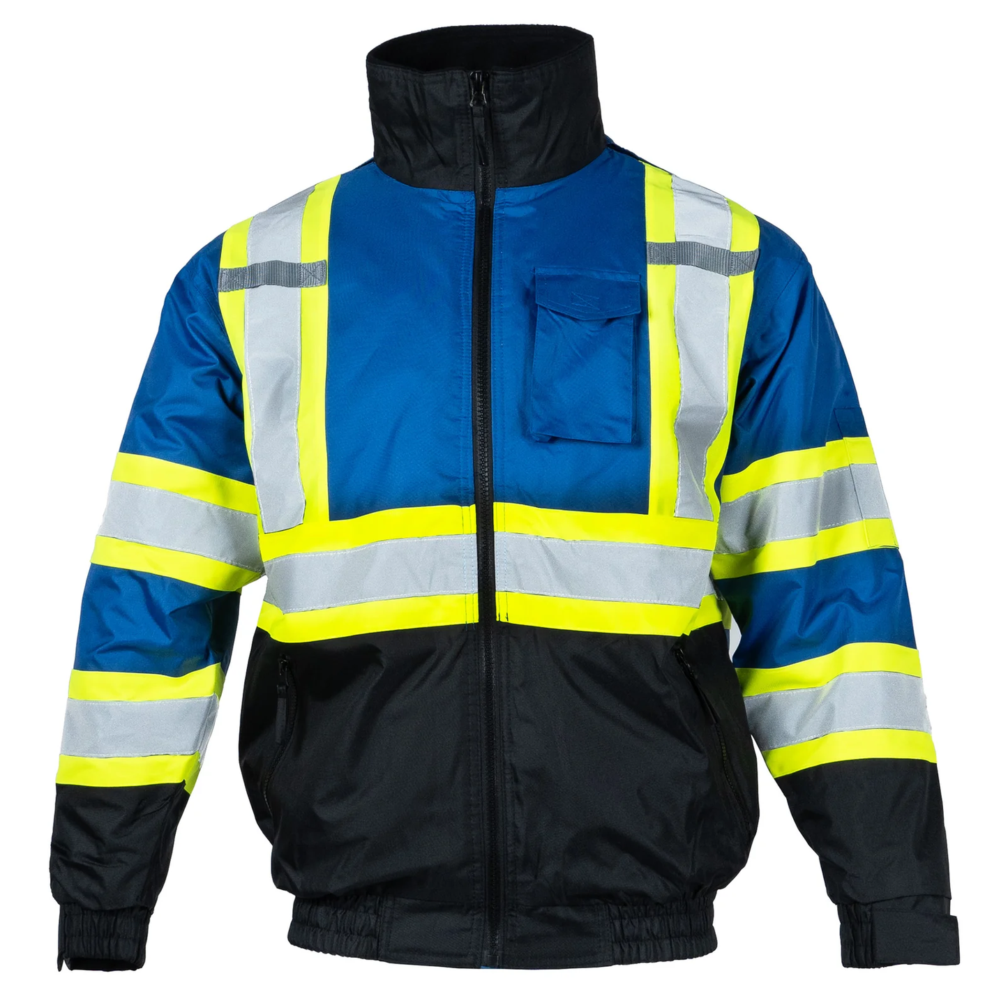 High-Visibility Bomber Jacket – ANSI Class 3, Waterproof & Insulated