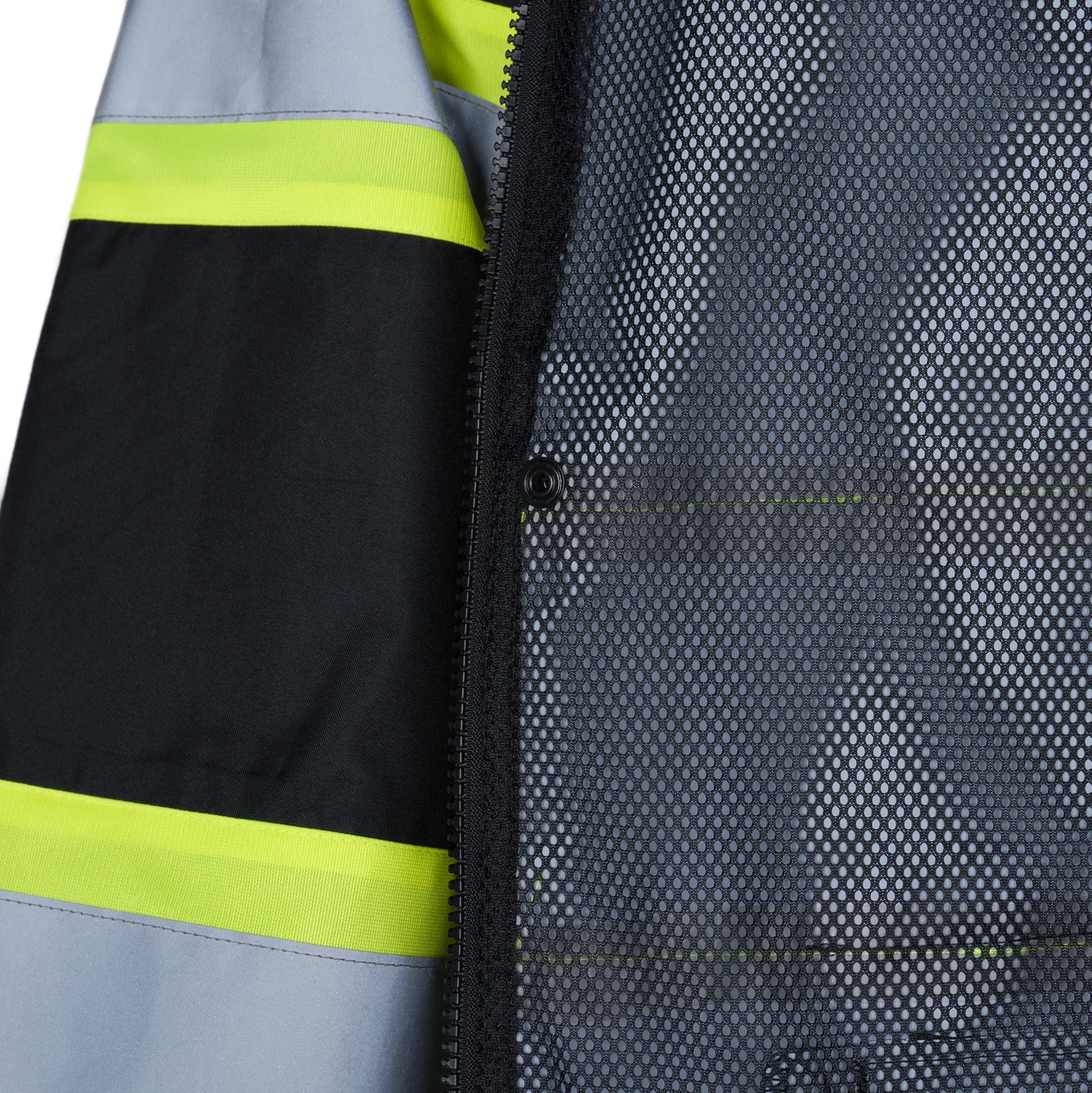 X-on-the-Back High-Visibility Waterproof Rain Jacket – ANSI & CSA Compliant, Windproof & Reflective