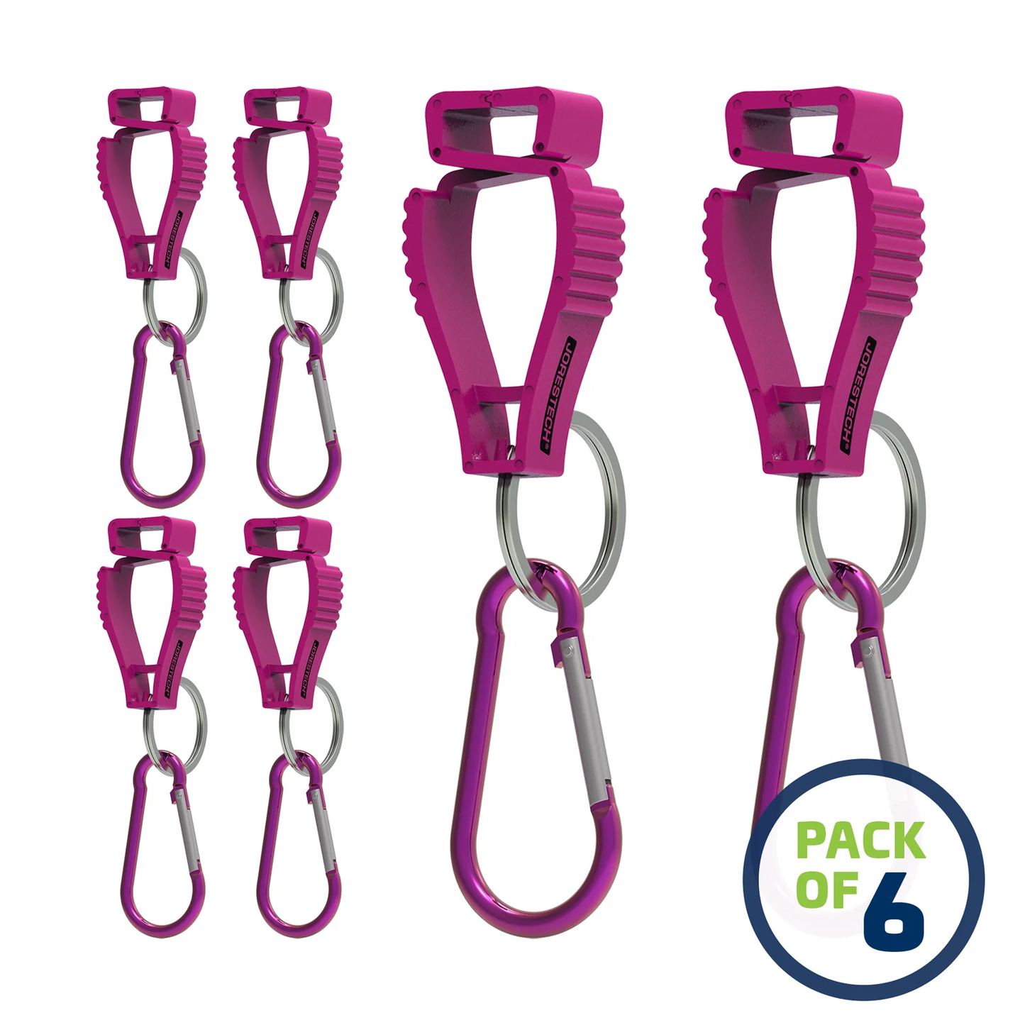 Durable Glove Clips with Carabiner – Securely Hold Gloves, Keys, Helmets & More