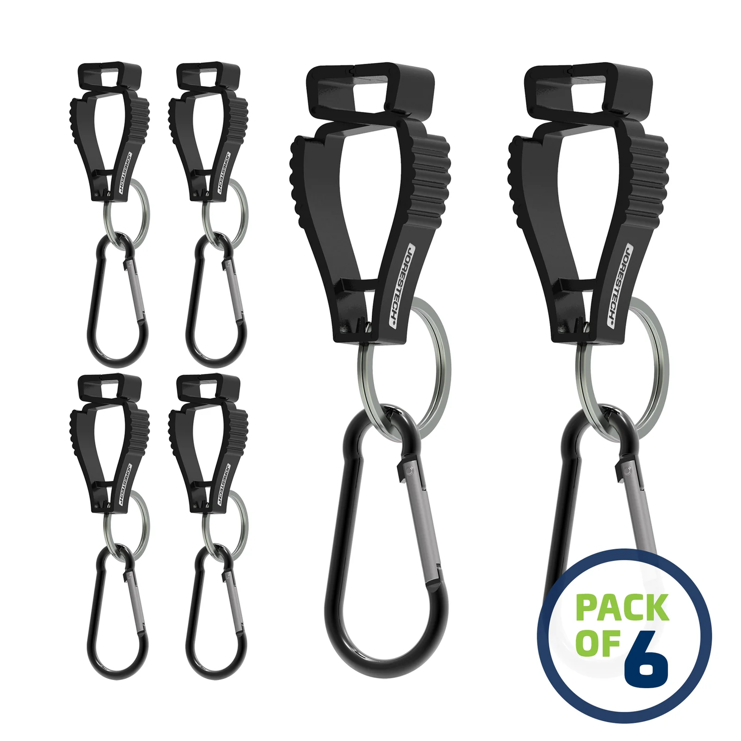 Durable Glove Clips with Carabiner – Securely Hold Gloves, Keys, Helmets & More