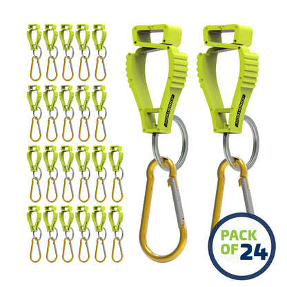 Durable Glove Clips with Carabiner – Securely Hold Gloves, Keys, Helmets & More